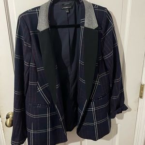 Blue plaid jacket